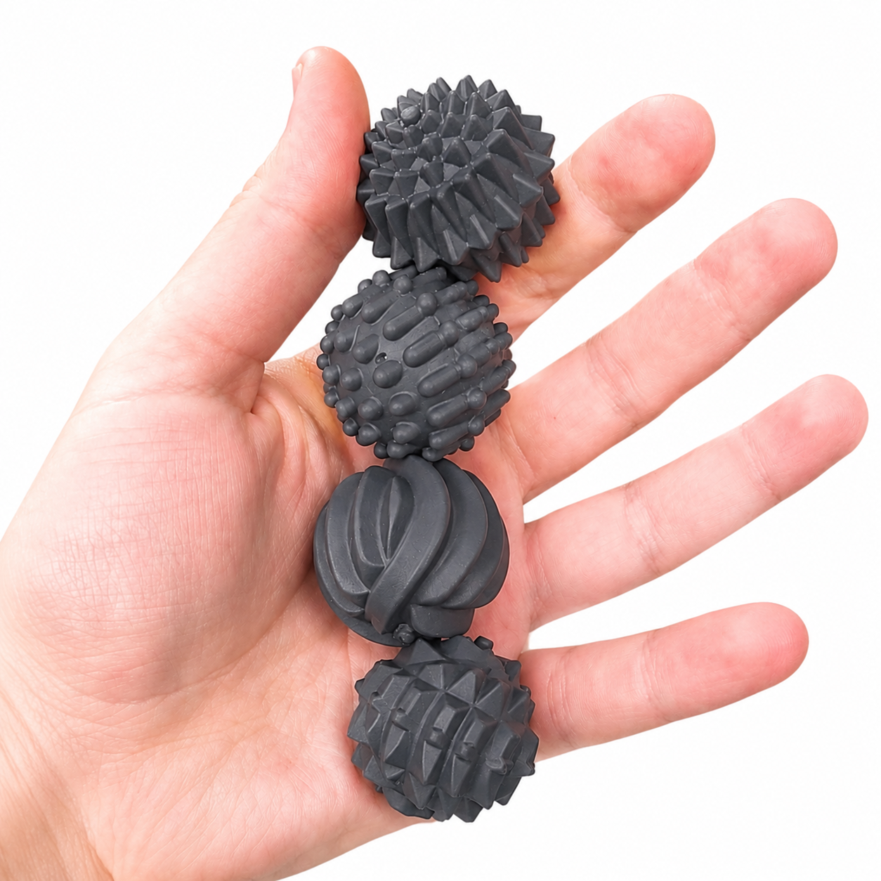 Hold NeoYoon balls in hand