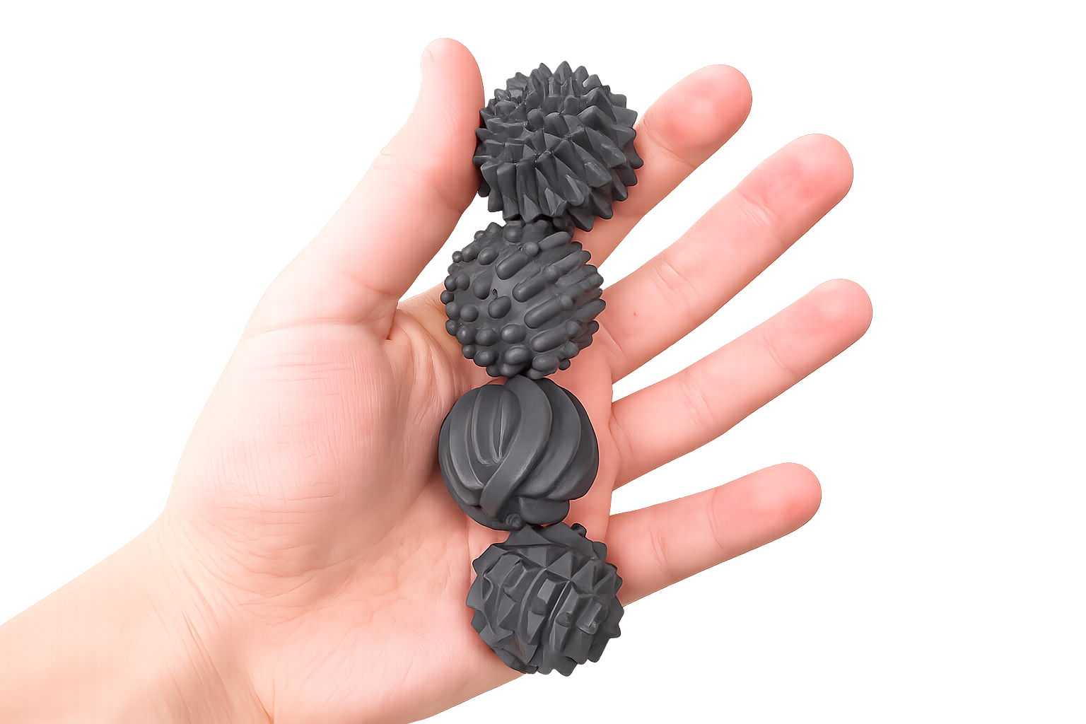 NeoYoon magnetic massage balls in hand